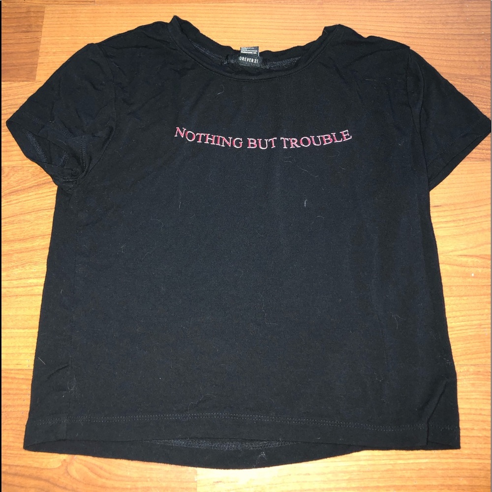Black Crop Top